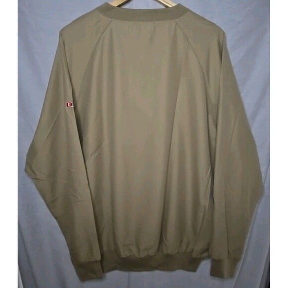 Vtg La Mode Active Sportswear Windbreaker Golf, Sz Large, DA Veterans, Tan, NWT - Picture 6 of 9